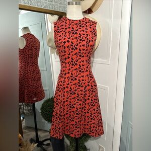 J.Lindeberg Jasmin Golf/Tennis Dress Cheetah Print Size XS